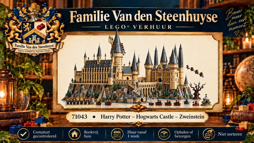 LEGO Hogwarts Castle 71043 huren, Lego, Harry Potter, Ophalen of Verzenden, Zo goed als nieuw