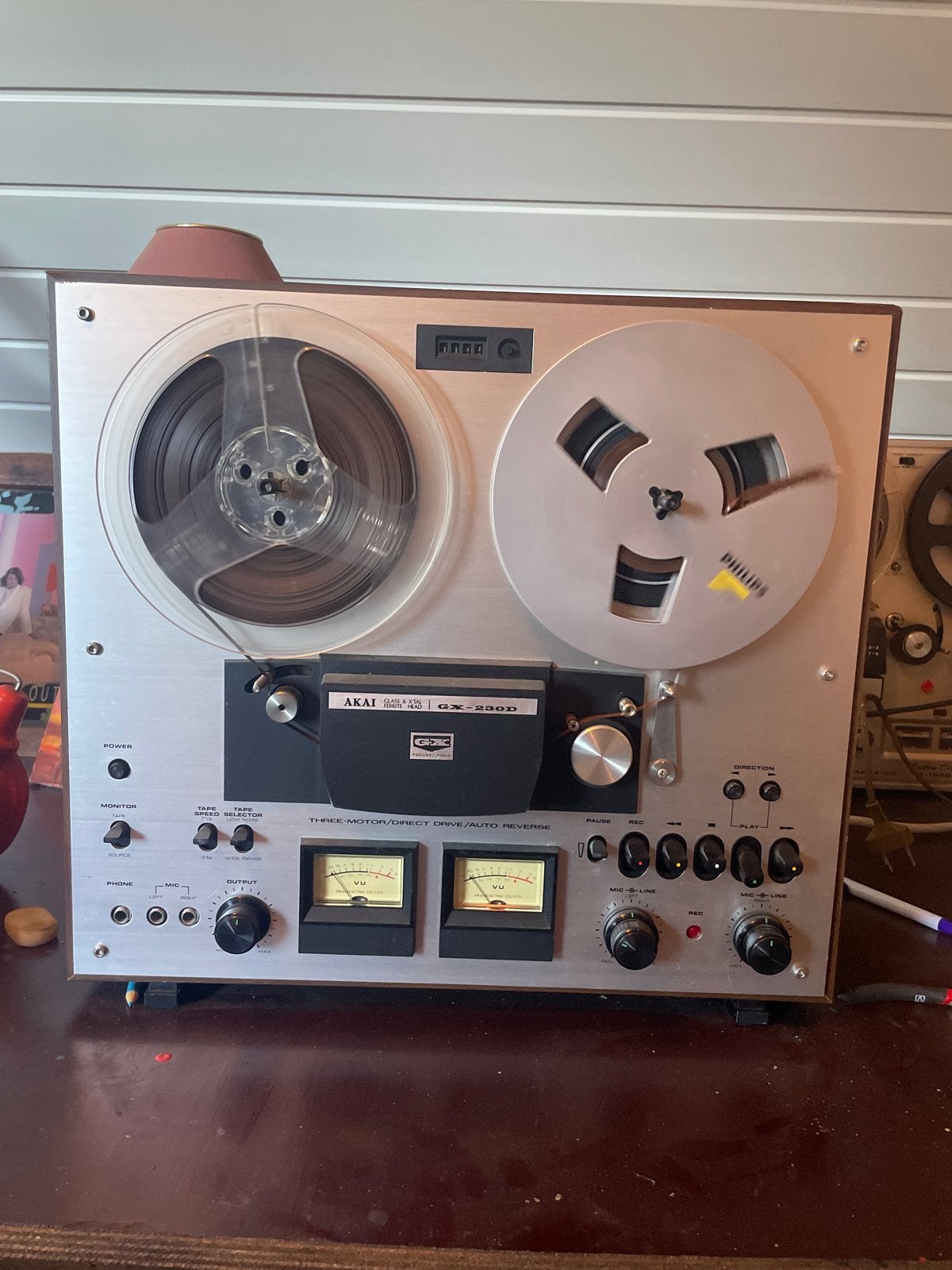 Akai GX-230D Bandrecorder - Vintage Reel-to-Reel, Audio, Tv en Foto, Bandrecorders, Ophalen, Bandrecorder, Met banden