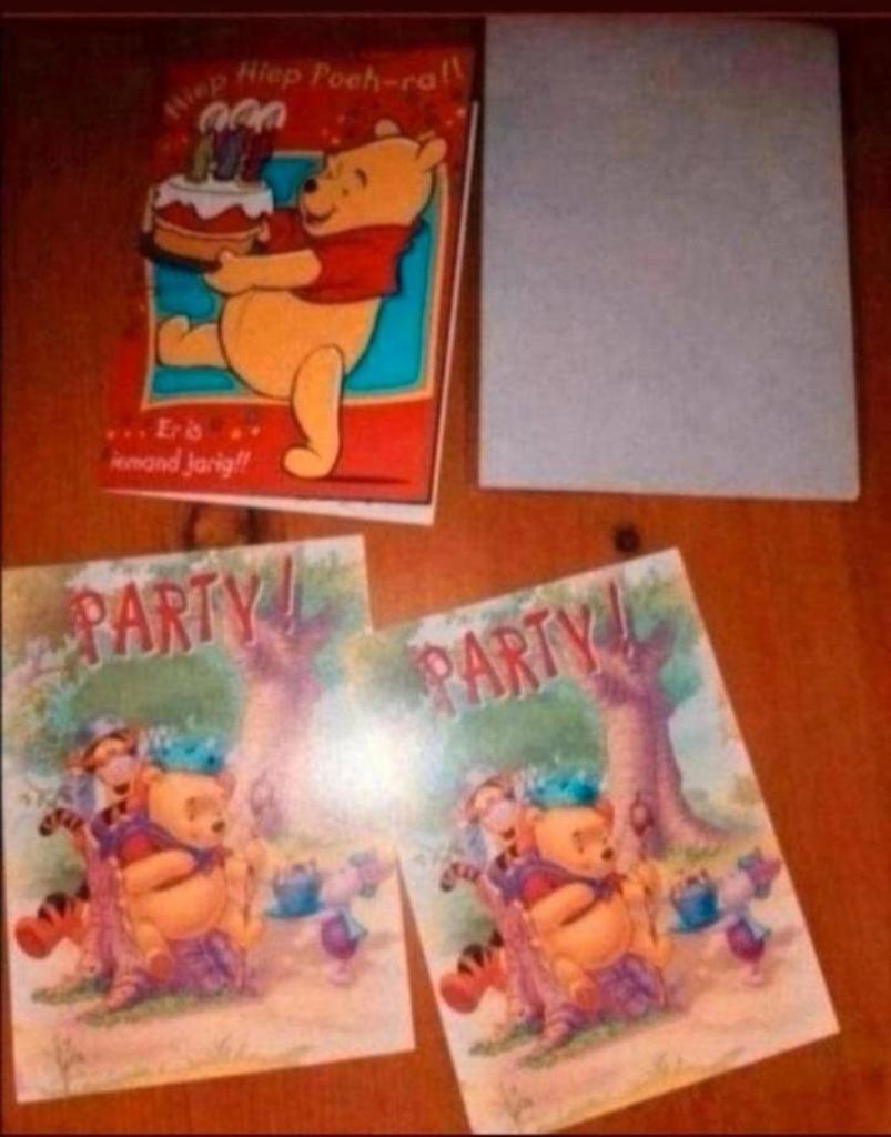 Winnie de Poeh Uitnodigingen en Feestartikelen, Ophalen of Verzenden, Nieuw, Verjaardag
