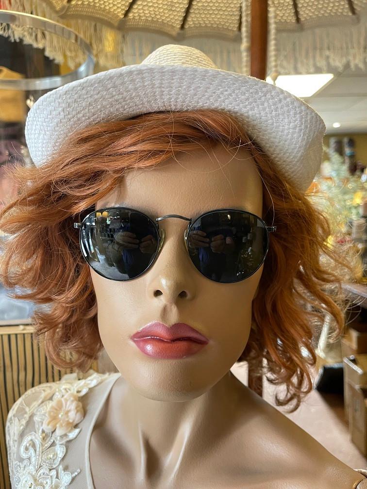 Vintage B&L Ray-Ban zonnebril Round Black edition W0608 R05, Ray-Ban USA, Gebruikt, Zonnebril, Zwart