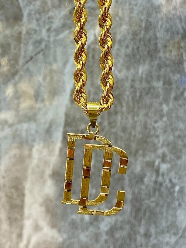 14k Gouden Rope Ketting & DC, Sieraden, Tassen en Uiterlijk, Kettingen, Ophalen of Verzenden, Nieuw, Goud