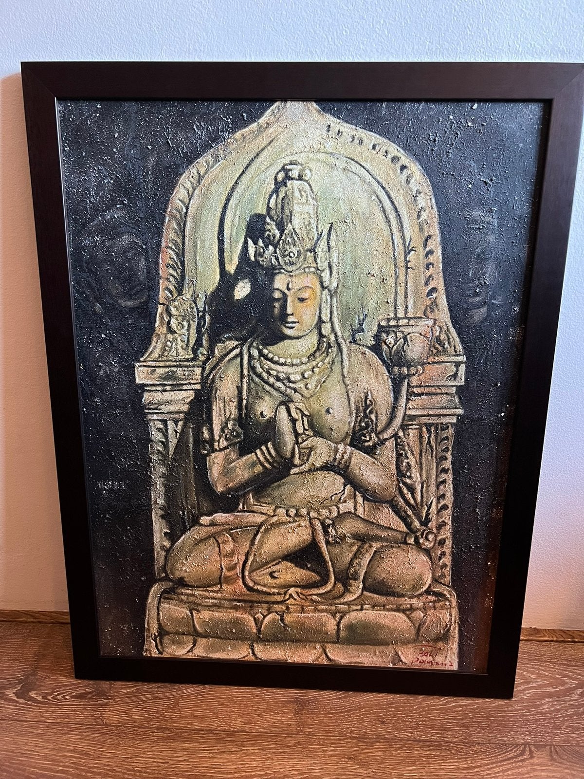 Schilderij Boeddha uit Ubud Bali, Ophalen