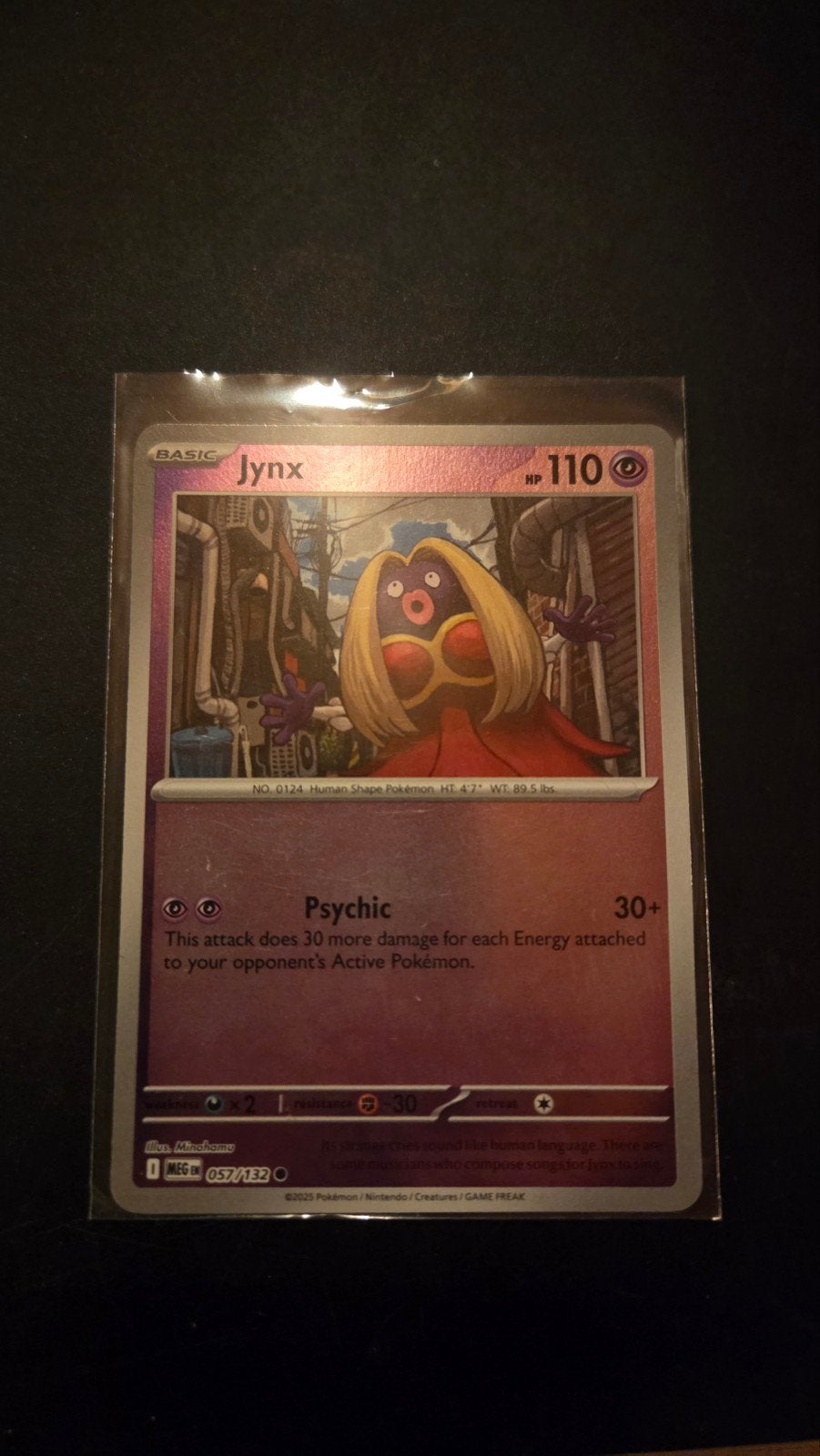 Jynx (reverse holo) 057/132 - Mega Evolution, Verzenden, Zo goed als nieuw, Losse kaart, Foil