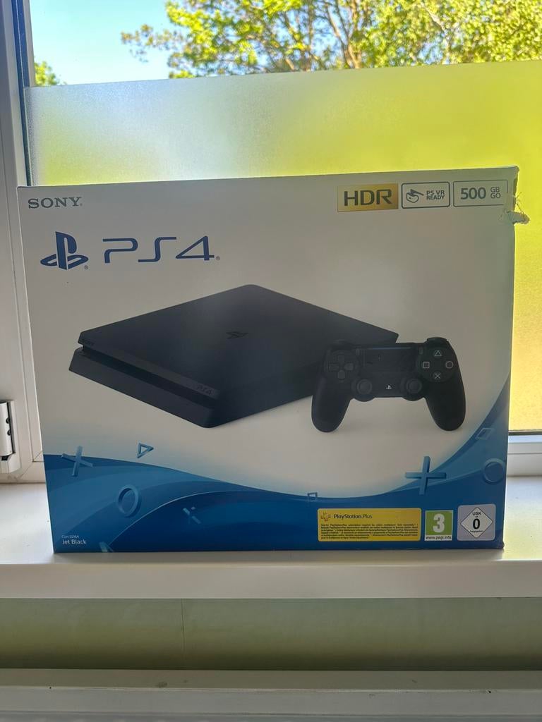 Playstation 4 slim+ controller(500 gb), Ophalen of Verzenden, Met 1 controller, Slim, 500 GB