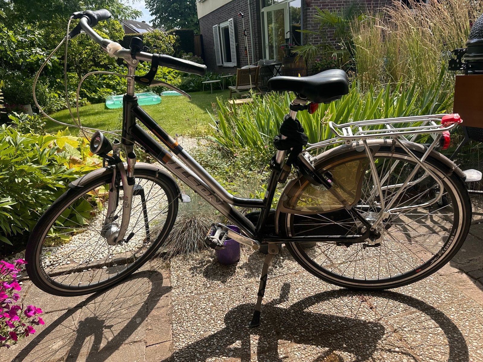 damesfiets met versnellingen Ilson, Fietsen en Brommers, Velgrem, Versnellingen, Ophalen, Overige merken