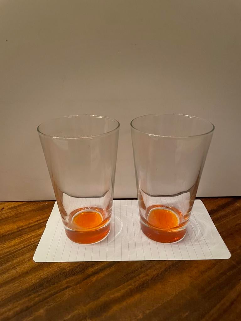 Vintage limonade glas, Ophalen of Verzenden, Zo goed als nieuw