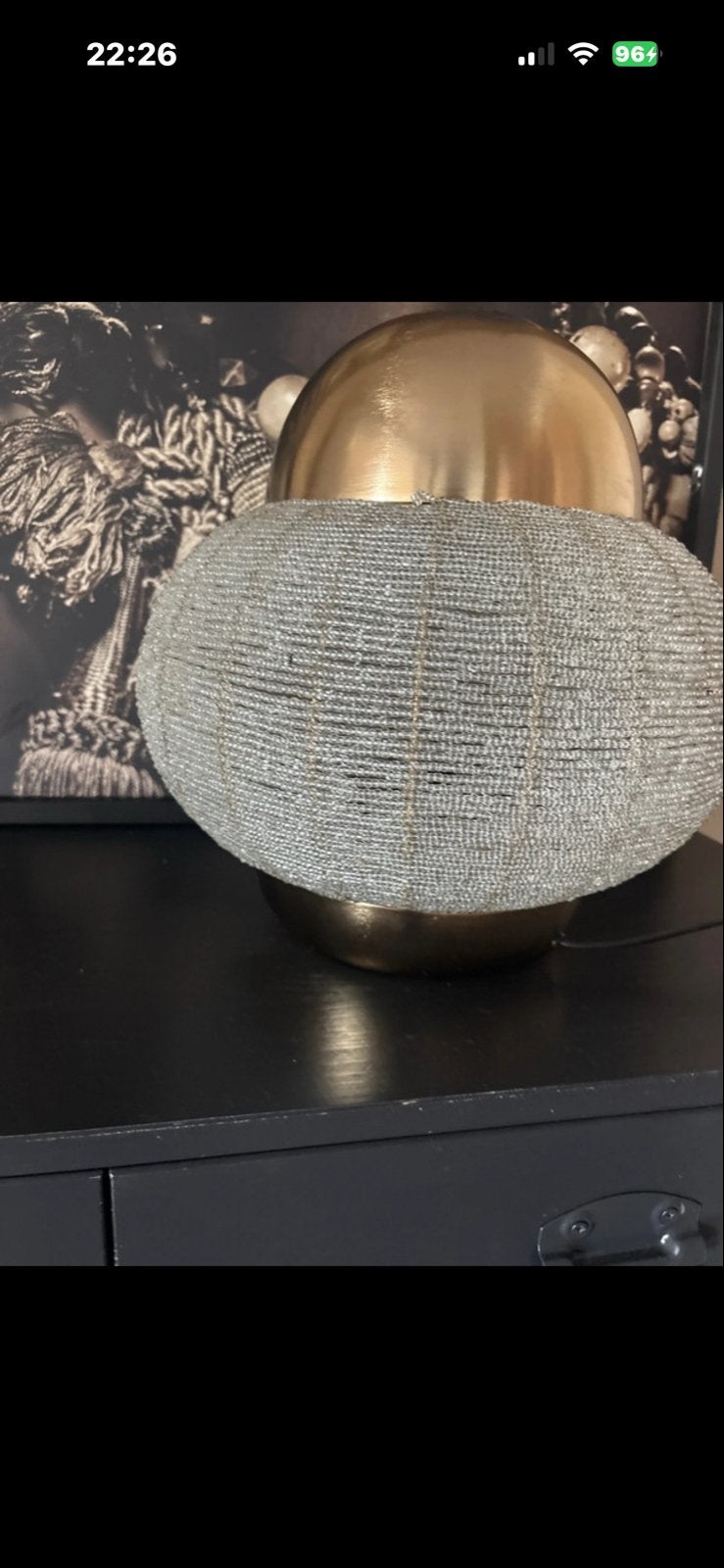 Nieuwe Marokkaanse tafellamp met kraaltjes - Light & Living, Ophalen, Meerkleurig, Metaal, Light & Living