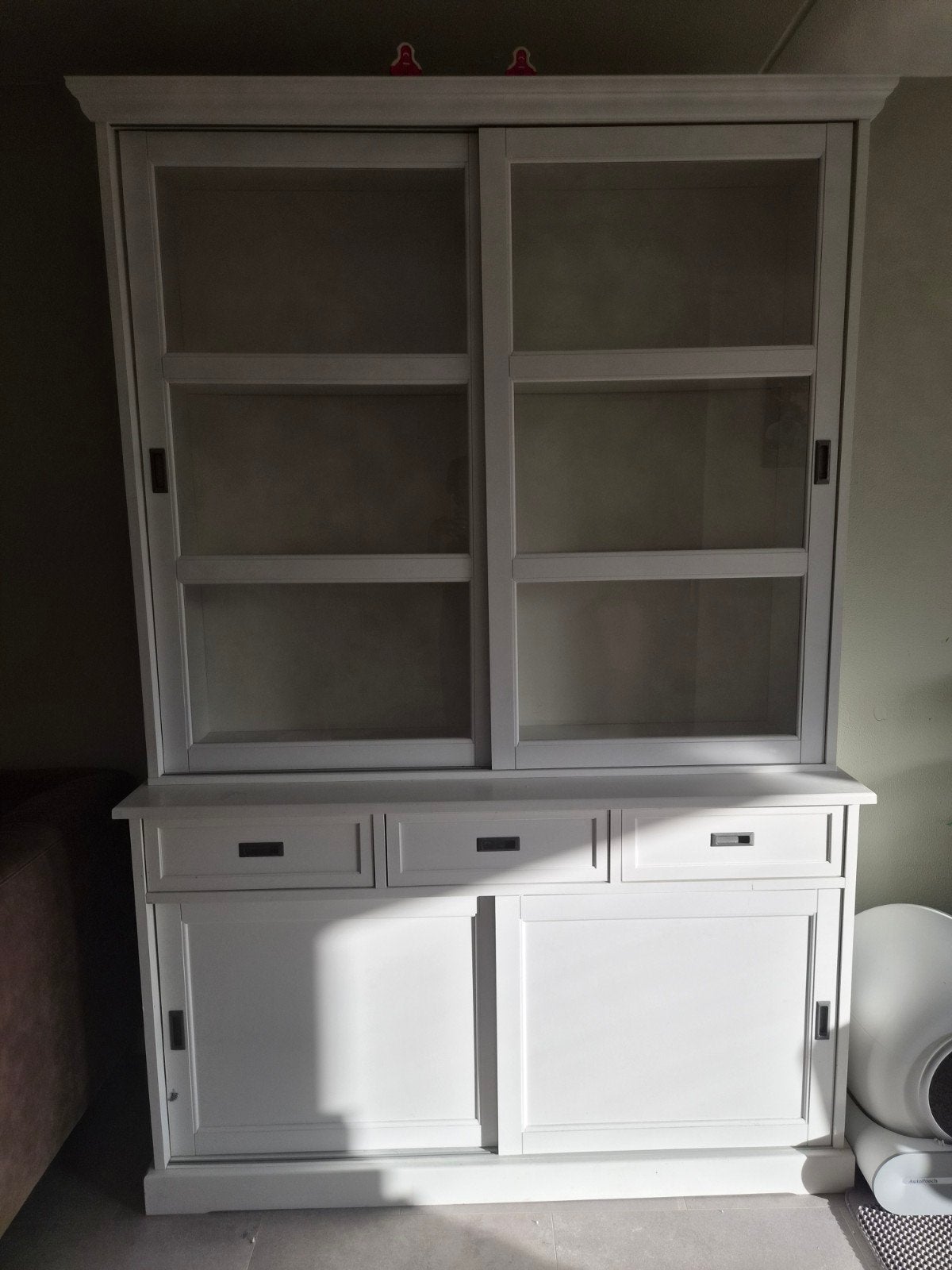 Mooie IKEA Vitrinekast - Hoog, Breed en Diep, Huis en Inrichting, Kasten | Vitrinekasten, Ophalen, 150 tot 200 cm, 50 tot 75 cm