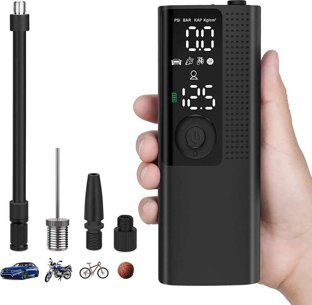 Vastar Draagbare LuchtCompressor USB Oplaadbaar Bandenpomp, Auto diversen, Jump, Nieuw, Ophalen of Verzenden, Vastar