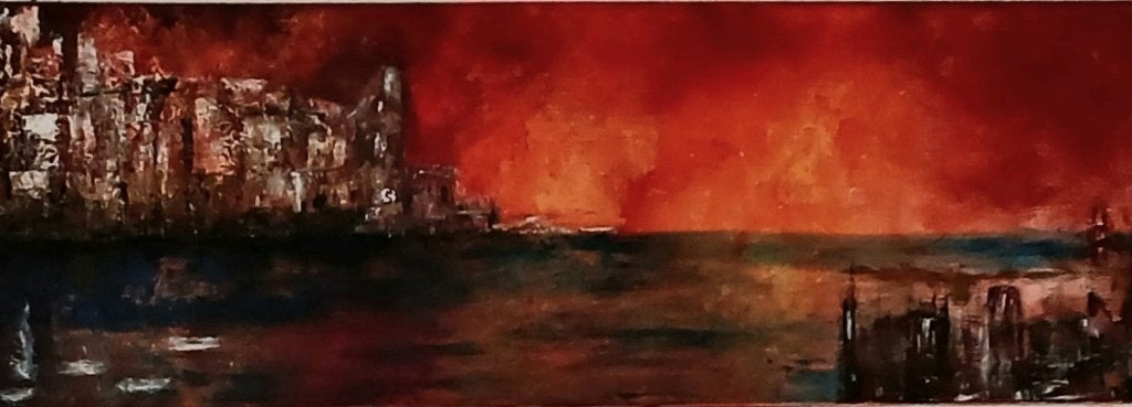 Mediterranee, Huis en Inrichting, Ophalen, Oorspronkelijke maker, Zo goed als nieuw, Schilderij