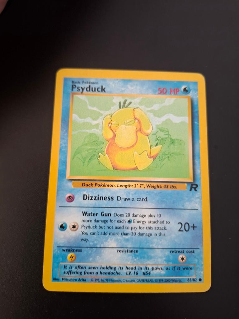 Psyduck #65 Pokemon Team Rocket 65/82, Ophalen of Verzenden