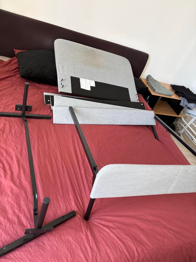 Gratis 1-persoonsbed 90x200 cm ijmuiden, Huis en Inrichting, Ophalen, Gebruikt, 90 cm, Eenpersoons