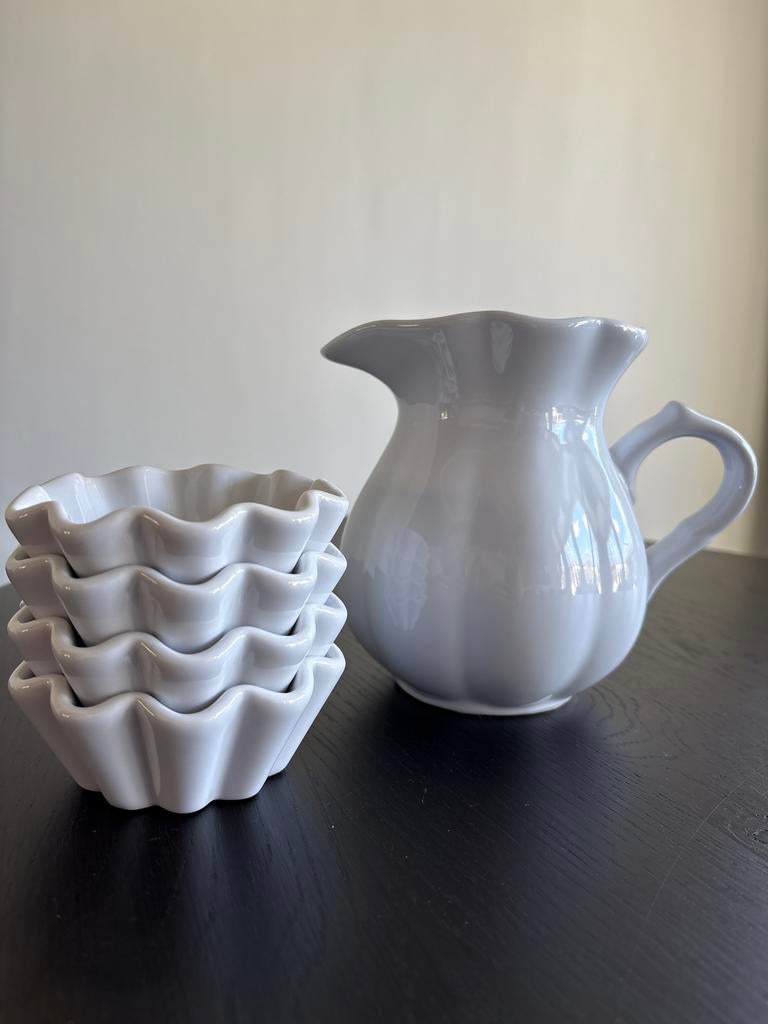 Mynte Iblaursen.DK kan en schaaltjes, Huis en Inrichting, Keuken | Servies, Ophalen, Gebruikt, Keramiek, Kom(men)