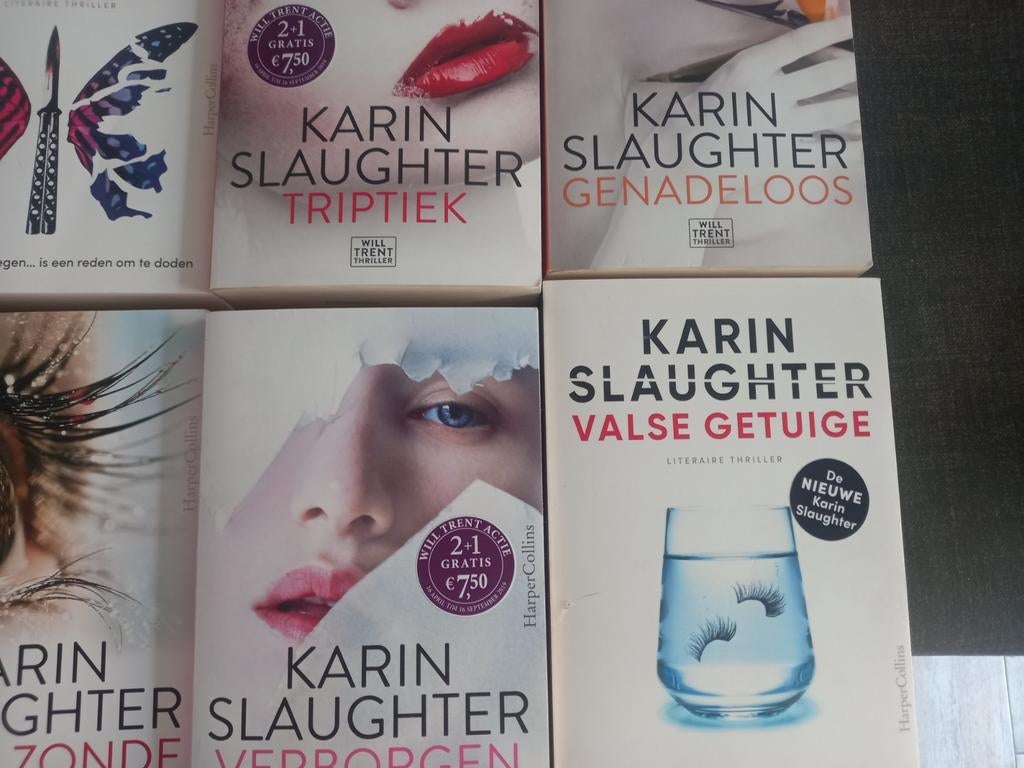 10 thrillers van Karin Slaughter, Ophalen of Verzenden, Gelezen, Karin Slaughter