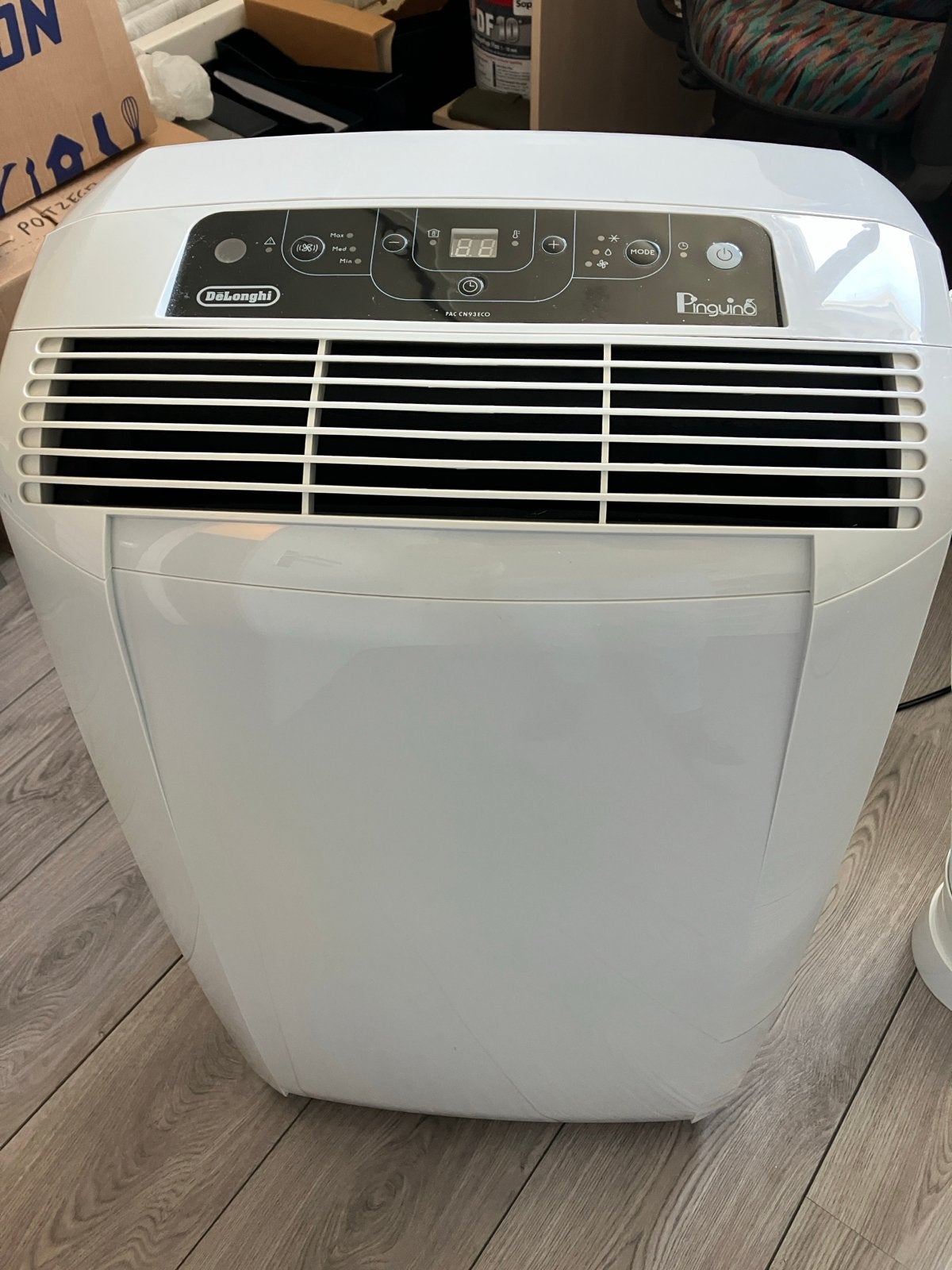 De'Longhi Pinguino PAC CN93 ECO Mobiele Airco, Ophalen, 3 snelheden of meer, Zo goed als nieuw, Koelen en Ontvochtigen