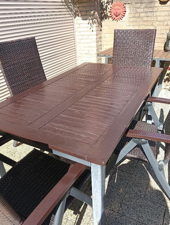 tuin set, Ophalen, Zo goed als nieuw, Tuinset, Eettafel
