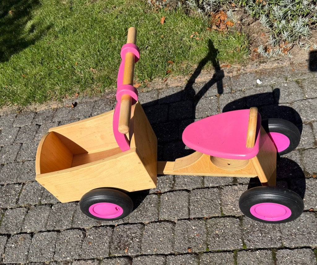 Houten loopbakfiets van Dijk toys, Ophalen, Zo goed als nieuw, Loopvoertuig