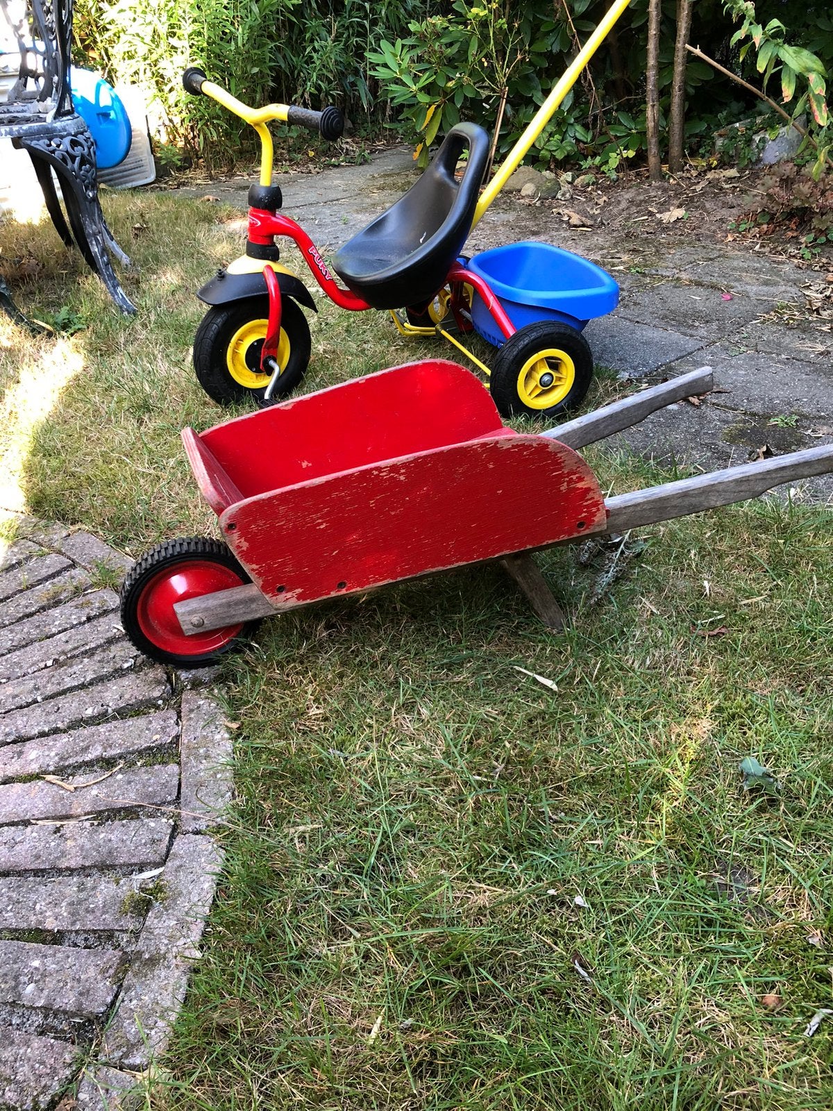Houten kruiwagen, Ophalen, Zo goed als nieuw