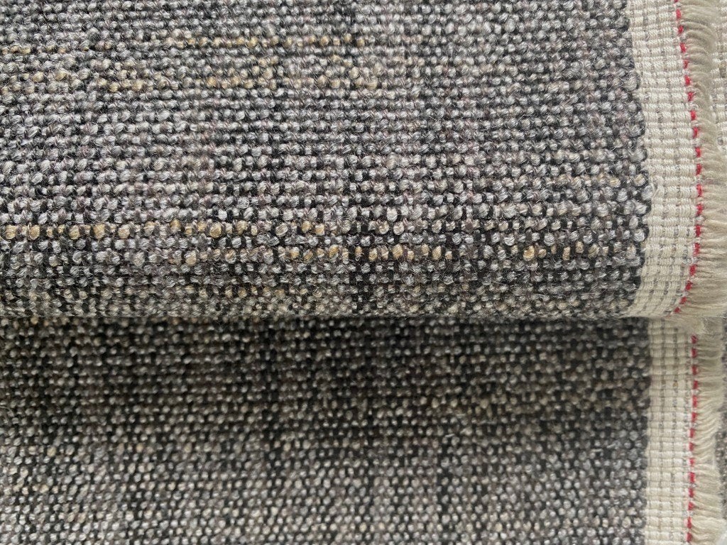De Ploeg Birk; grijstinten+bruin; 2x restant meubelstof, Overige materialen, 120 cm of meer, Nieuw, Ophalen of Verzenden