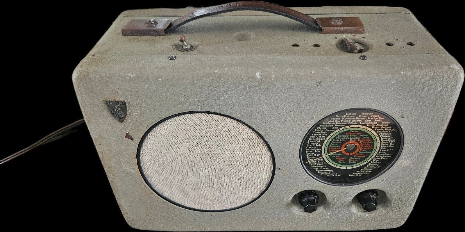 Duitse Radione R2  KM U-Boot Radio ww2  werkend, Ophalen of Verzenden, Marine, Duitsland