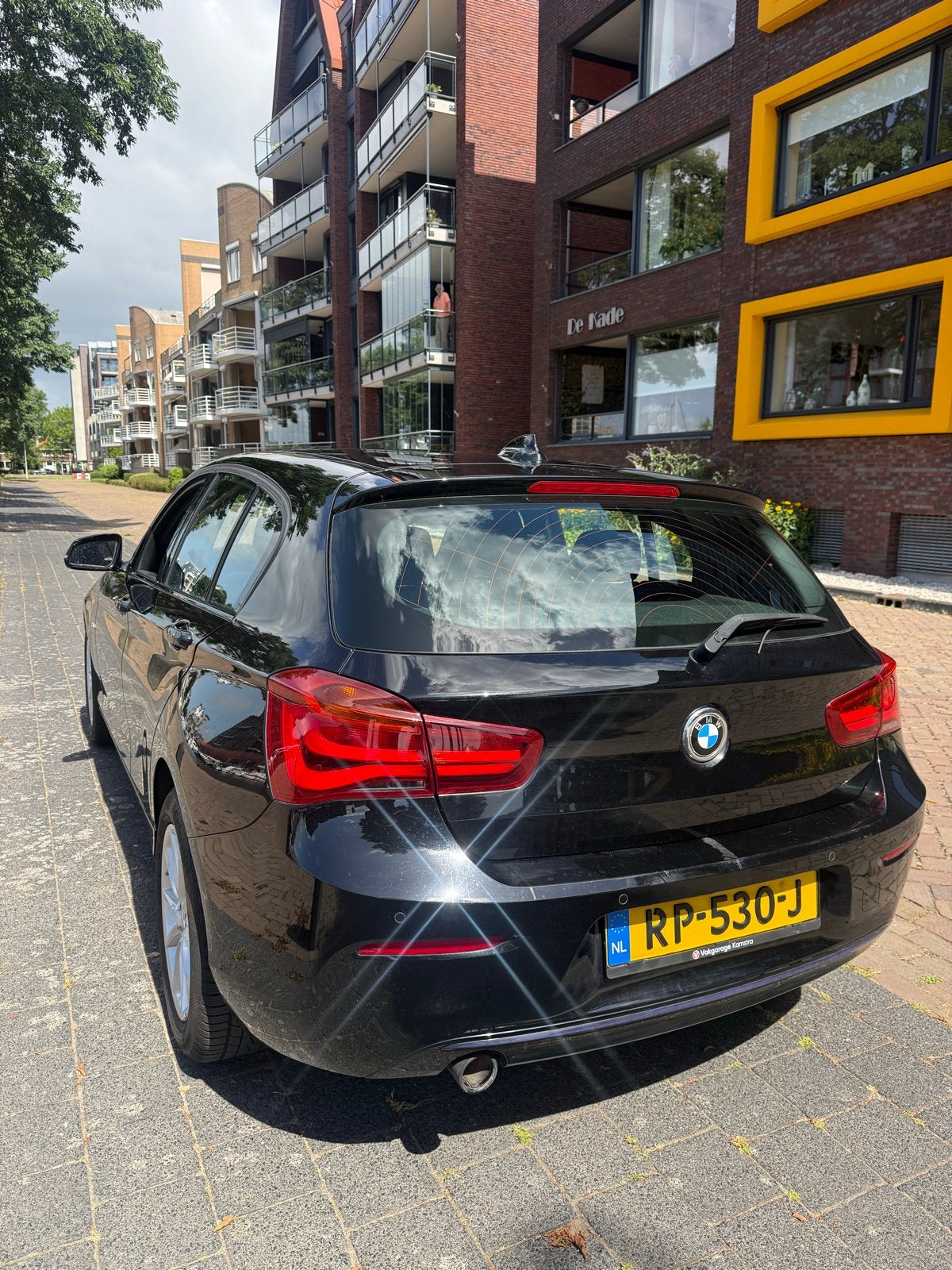 BMW 1-Serie 116i 109pk 2018 Zwart, 1-Serie, Achterwielaandrijving, 1280 kg, Zwart
