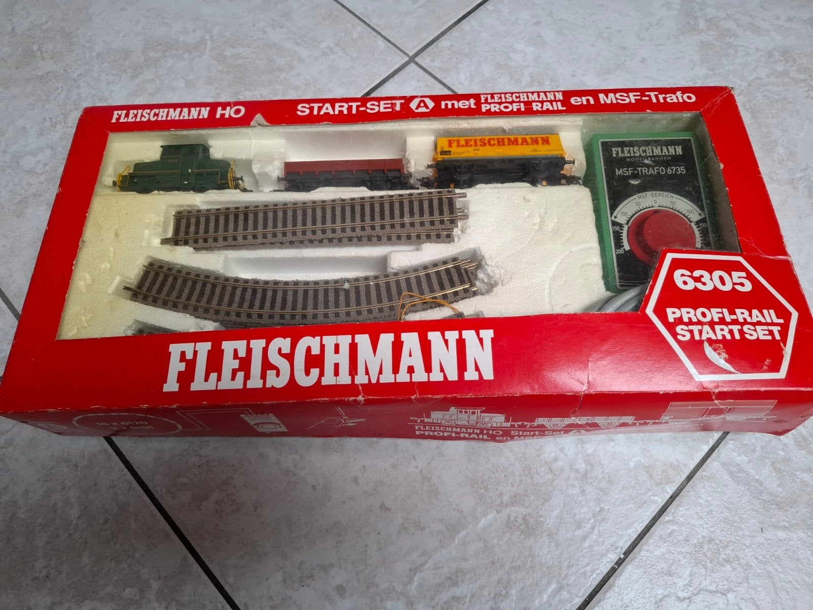 Fleischmann startset 6305, Gelijkstroom, Fleischmann, Ophalen of Verzenden, Gebruikt