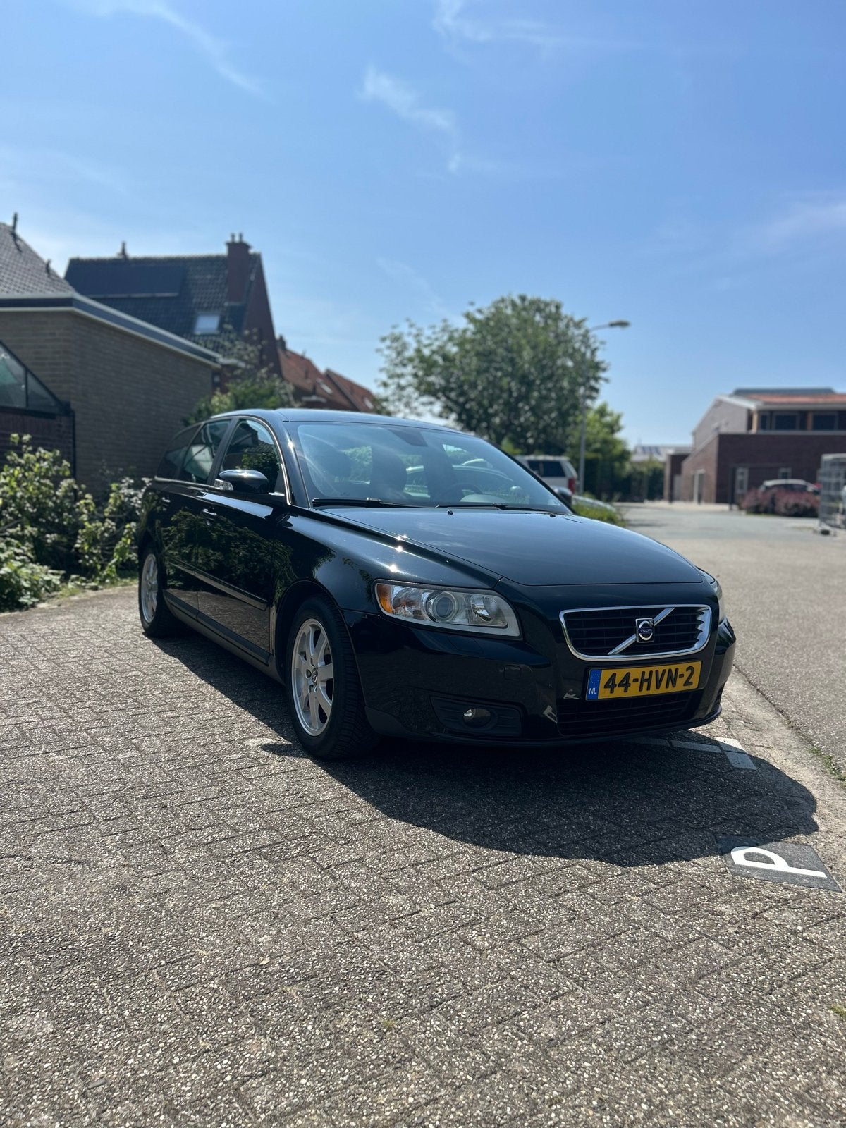 Volvo V50 1.8 2009 Zwart, Auto's, Volvo, Voorwielaandrijving, 125 pk, 4 cilinders, Zwart
