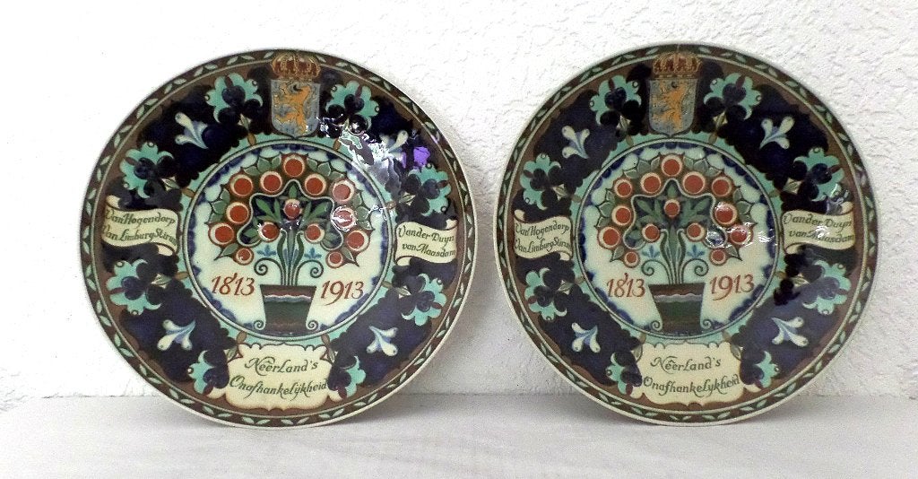 2 Rozenburg borden de zelfde 1913, Verzenden