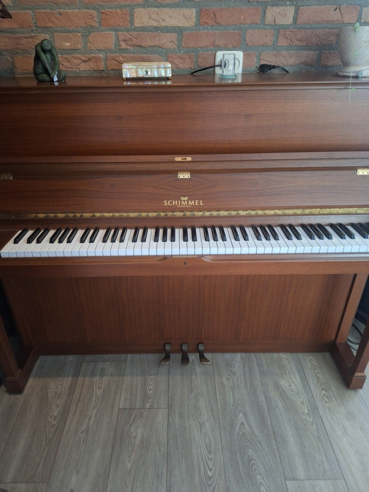 Schimmel Piano - Klassiek en Elegant, Ophalen, Gebruikt, Bruin, Piano