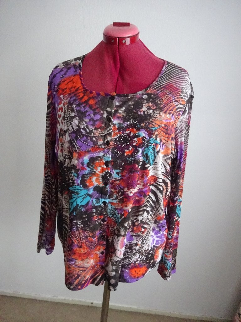 Gerry Weber shirt mt 46, Overige kleuren, Verzenden, Maat 46/48 (XL) of groter, Zo goed als nieuw