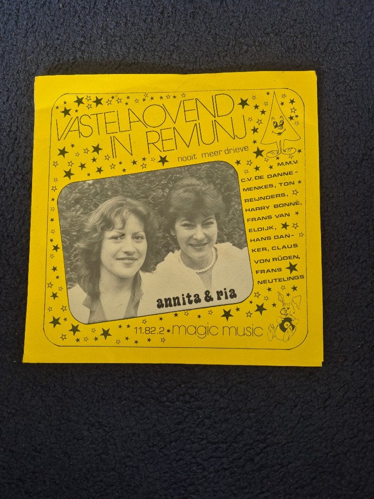 Annita & Ria ( De Dannemenkes) Vastelaovend in Remunj, Ophalen, Gebruikt, 7 inch, Pop