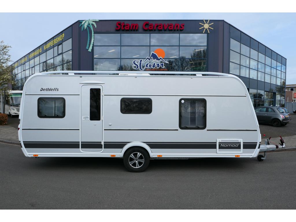 Dethleffs Nomad 530 DR zeer ruim met airco, Caravans en Kamperen, Caravans, Rondzit, Dethleffs, 5 tot 6 meter, Overige typen