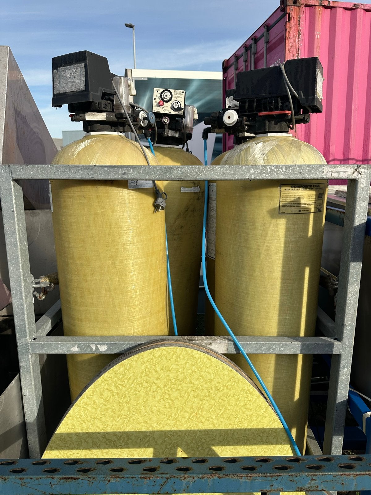 Waterontharder 25.000 liter - Gebruikt, Ophalen, Gebruikt, Waterontharder met zout