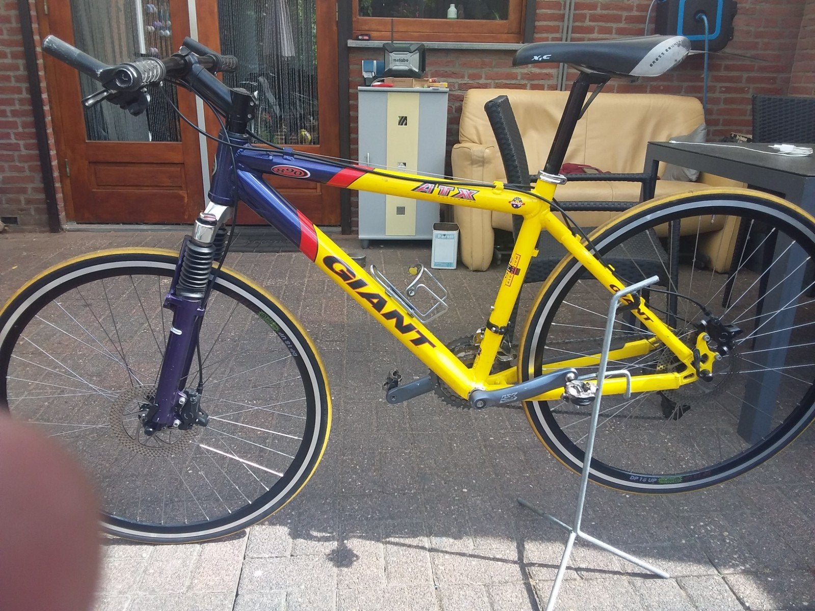 Unieke Giant ATX 890 met aircraft spec. allu frame, Ophalen, 28 inch, Heren, Aluminium