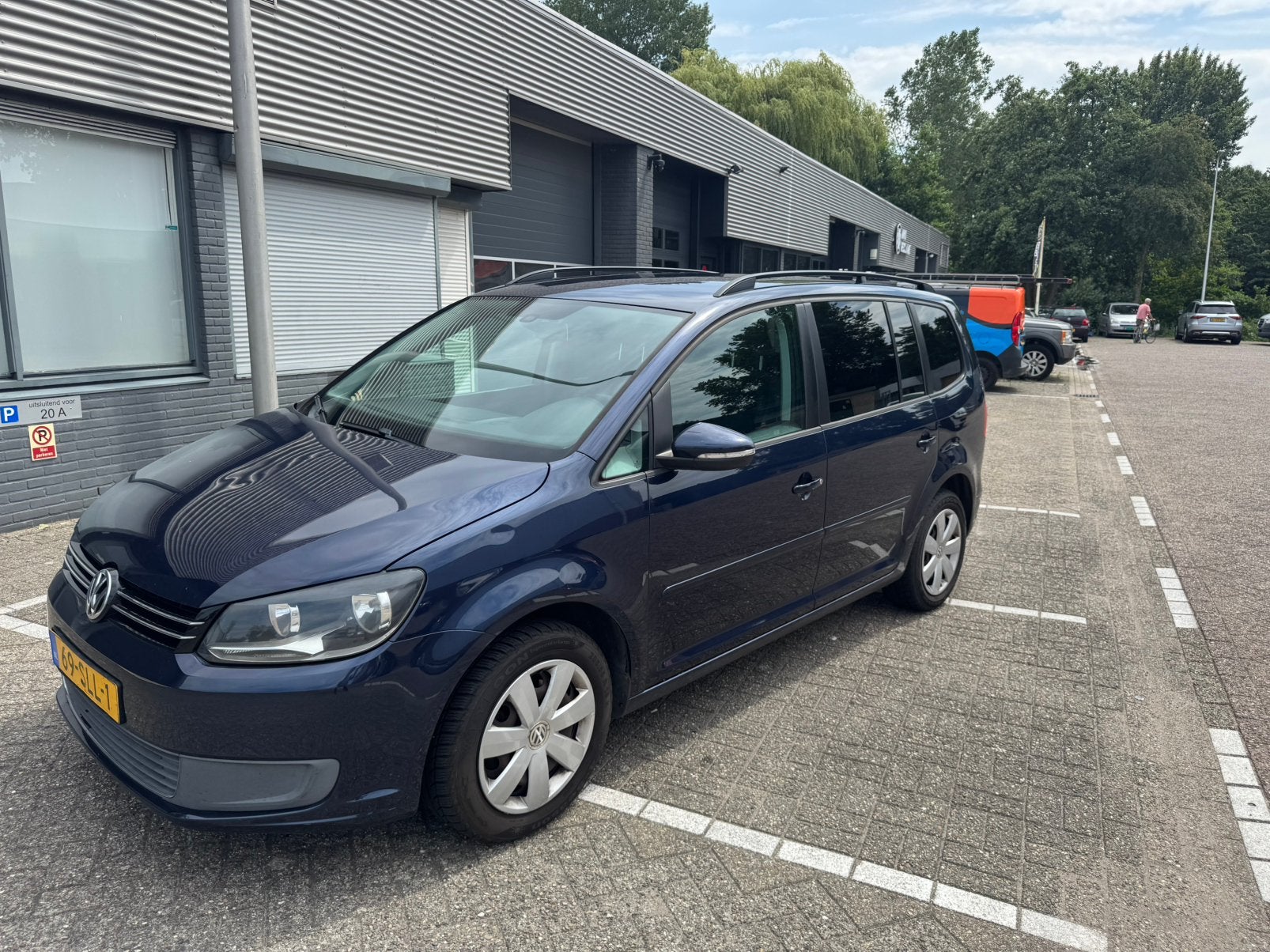 Volkswagen Touran 1.2 TSI 77KW BMT 7P 2011 apk clima navi, Voorwielaandrijving, 4 cilinders, Blauw, 7 stoelen