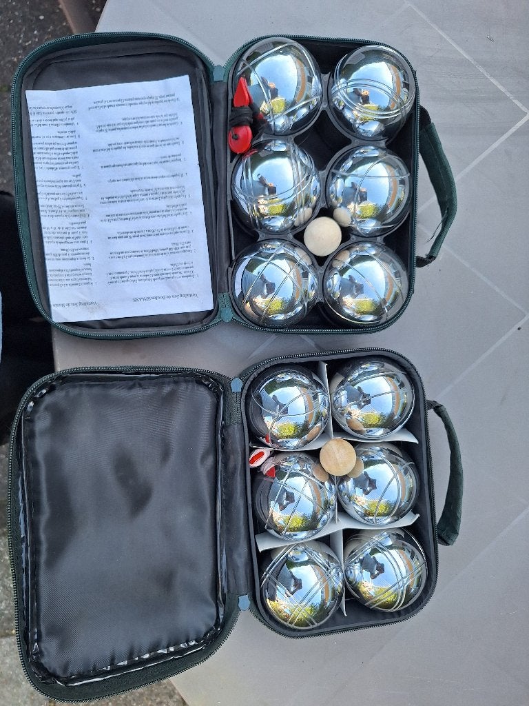 Jeu de boules setjes, Een of twee spelers, Ophalen, Nieuw