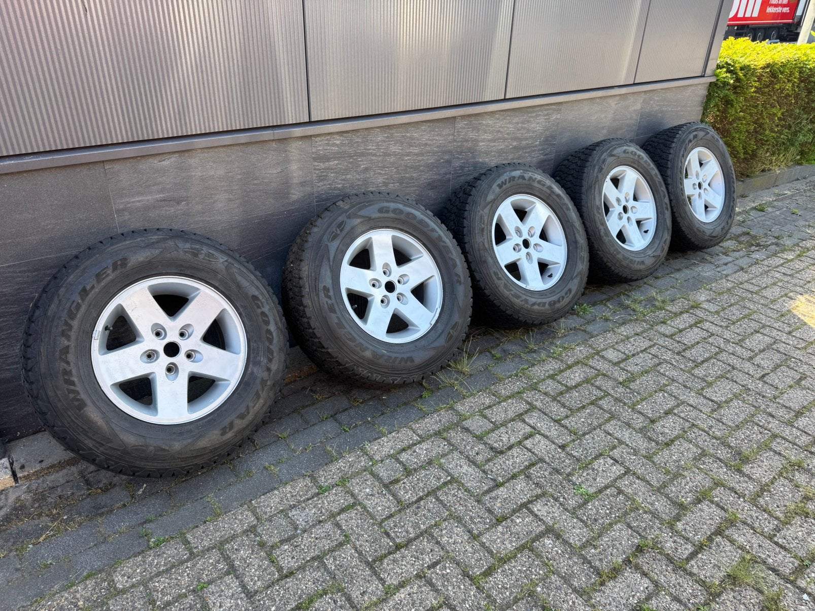 LICHTMETALEN VELGEN JEEP WRANGLER JK 255/75/R17(2006-2018), Auto-onderdelen, Ophalen, 17 inch, 255 mm, All Season