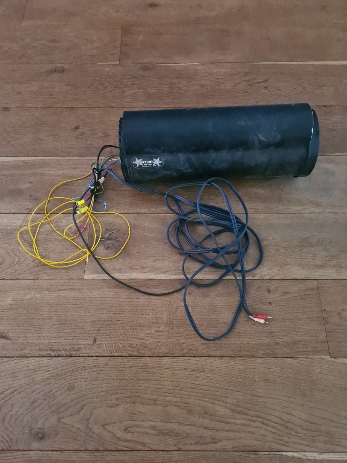 Bazooka Bass Tubes Baspijp/Basspeaker, Overige merken, Gebruikt, Inclusief kabels, Subwoofer