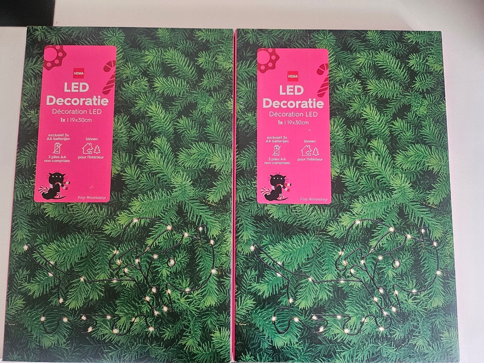 LED Decoratie Takkie lampen - 2 stuks, Werkt op batterijen, Ophalen of Verzenden, Nieuw, Overige merken
