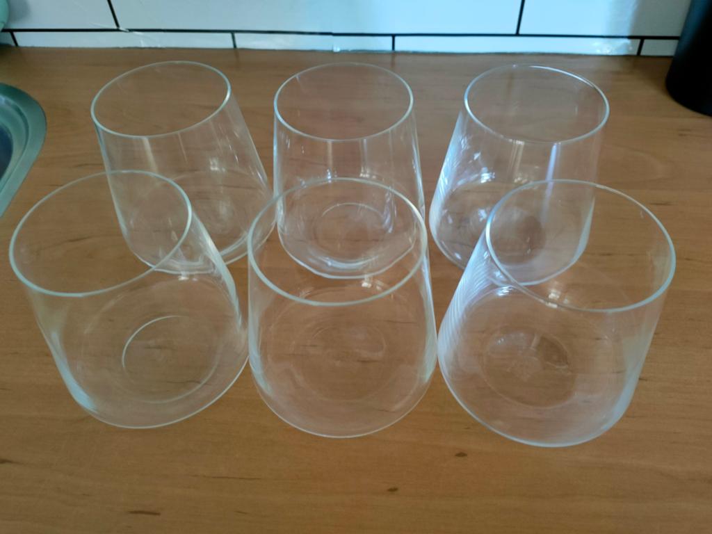 6x KUHN RIKON GLAZEN, Glas of Glazen, Nieuw, Ophalen of Verzenden, Glas