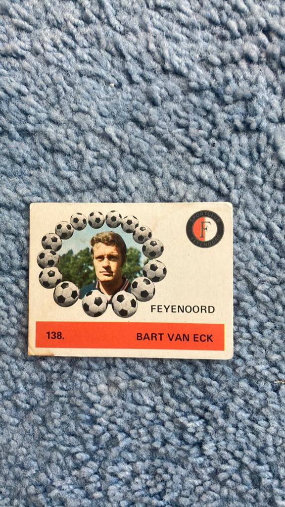 Van eck Feyenoord montyballenserie 1970-1971, Ophalen of Verzenden, Gebruikt, Feyenoord
