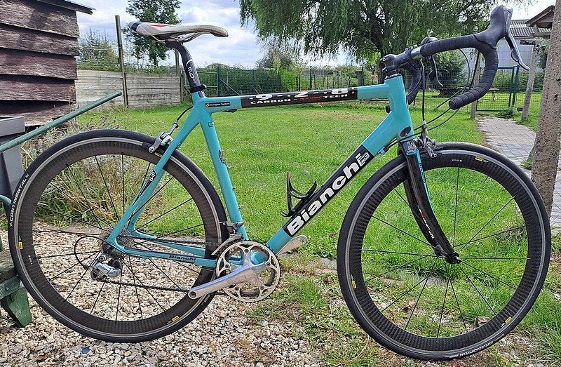 Carbon BIANCHI, maat 56/57., Ophalen, Racefiets, Carbon