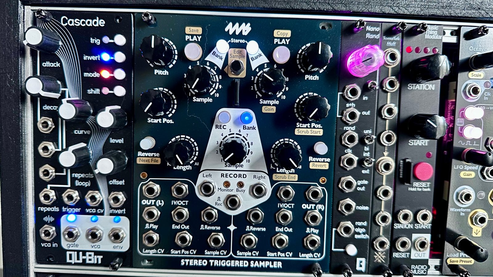 4MS STS Stereo Triggered Sampler Eurorack Module, Muziek en Instrumenten, Synthesizers, Ophalen of Verzenden, Zo goed als nieuw