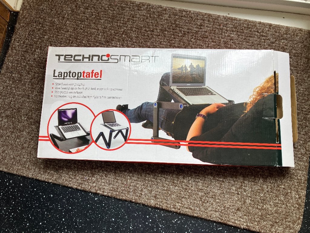 technosmart laptoptafel NIEUW in verpakking, Computers en Software, Ophalen of Verzenden, Nieuw, In diepte verstelbaar