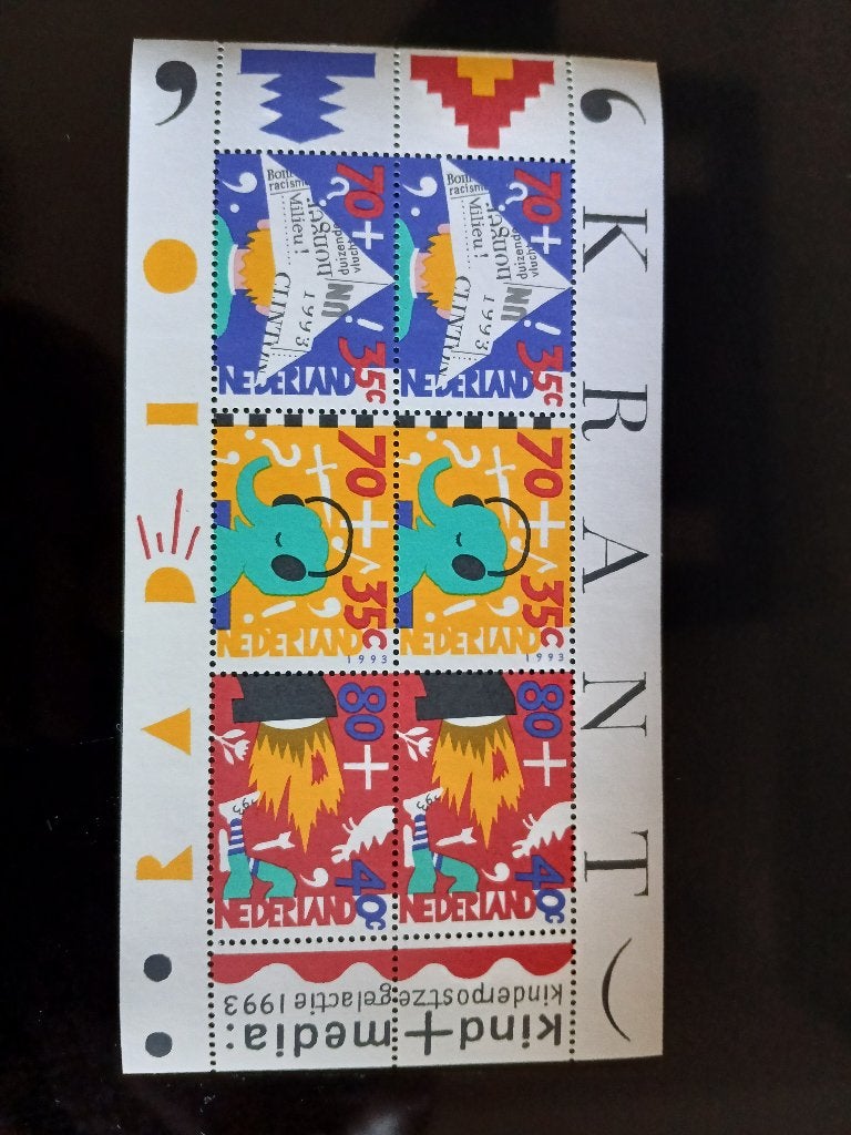 21 verschillende vellen ongebruikte kinderpostzegels., Postzegels en Munten, Postzegels | Nederland, Ophalen of Verzenden, Na 1940