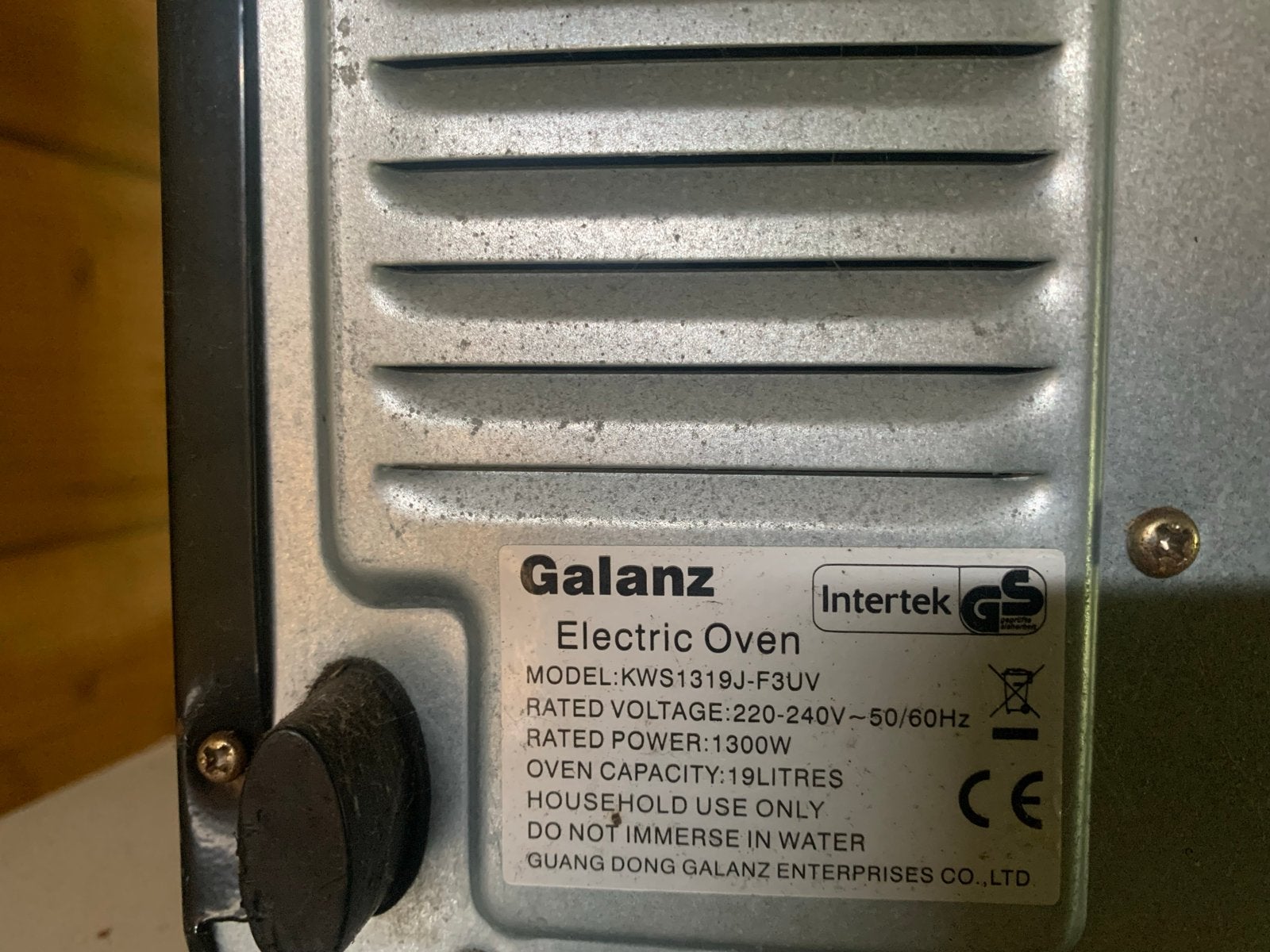 Galanz Tomado Mini-oven 19L - Gebruikt, Minder dan 45 cm, Ophalen of Verzenden, Vrijstaand, Mini-oven