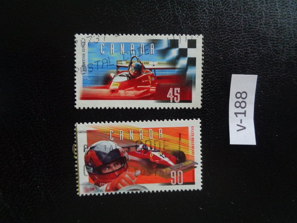 canada - F1 gilles villeneuve 1997 (v-188), Ophalen of Verzenden, Gestempeld, Noord-Amerika