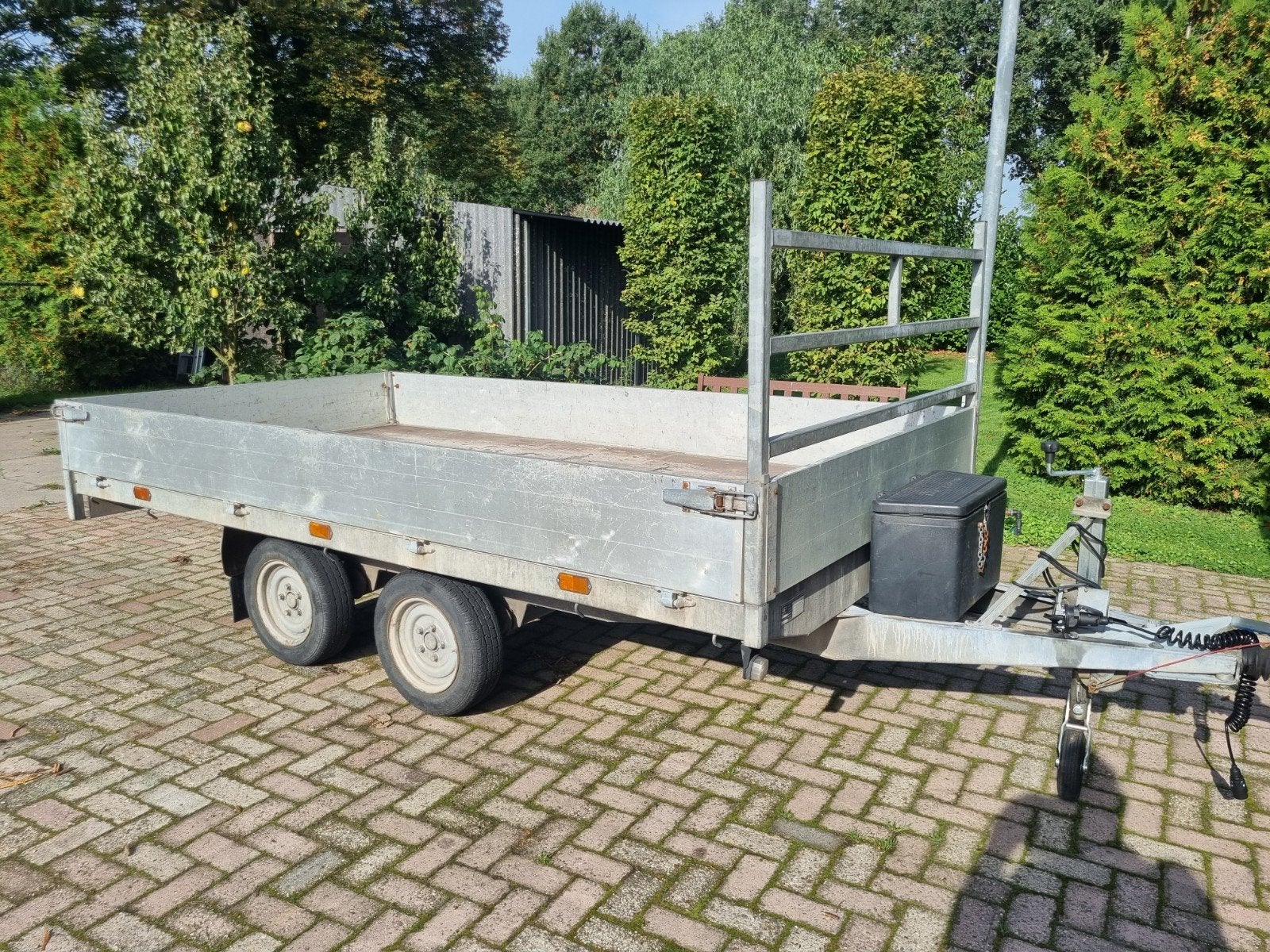 Hapert AL2000 Plateauwagen - Dubbelasser - 1999, Ophalen