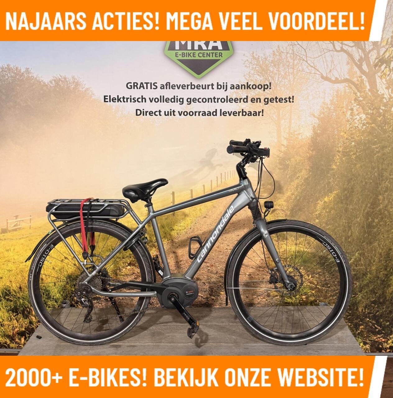 Cannondale Mavaro Elektrische fiets met BOSCH midden motor!, 55 tot 59 cm, Zo goed als nieuw, 50 km per accu of meer, Overige merken