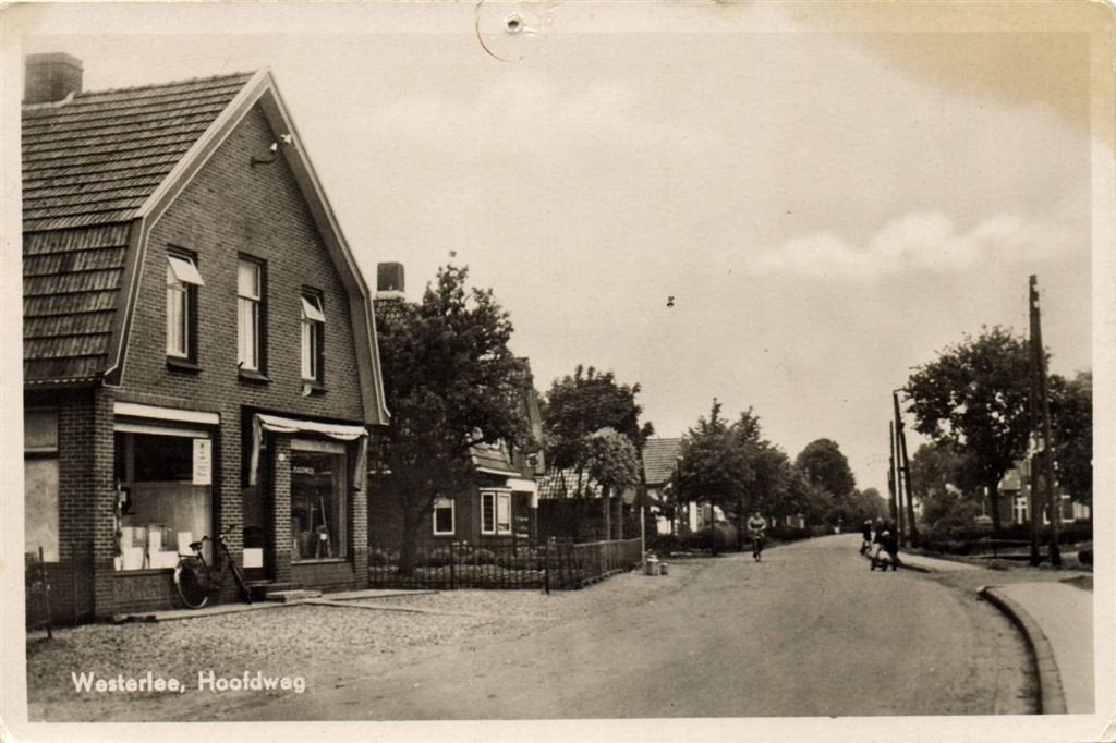 Westerlee, Hoofdweg - B-keus - 1954 gelopen, Verzamelen, Ophalen of Verzenden, 1940 tot 1960, Gelopen, Noord-Brabant
